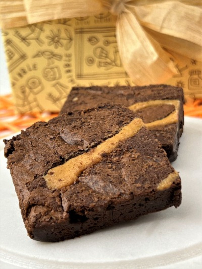 Dark Chocolate Peanut Butter Brownies - Home. Made. Interest.