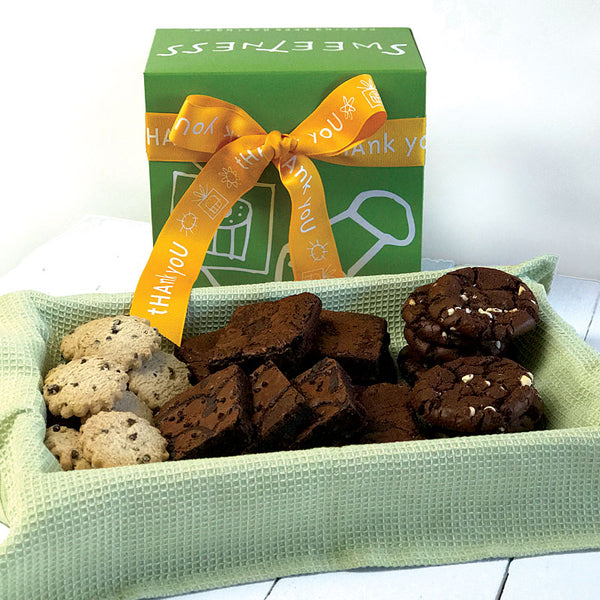 Crisp Cookies and Gooey Gourmet Brownies - Gift Basket